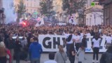 Kibic stracił oko w starciach z policją. Tysiące fanów Bastii protestowały na Korsyce [WIDEO]