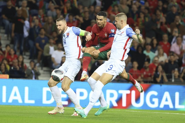 FOT. Mecz Portugalia - Słowacja w eliminacjach do mistrzostw Europy