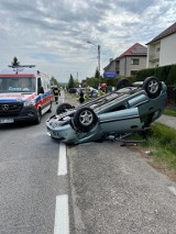 Wypadek w Brzączowicach. Droga wojewódzka 967 była zablokowana 