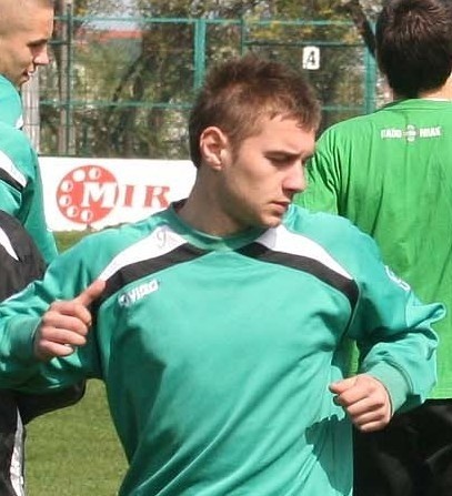 Łukasz Janik zdobył dwa gole dla rezerw Radomiaka w meczu z Chojniakiem