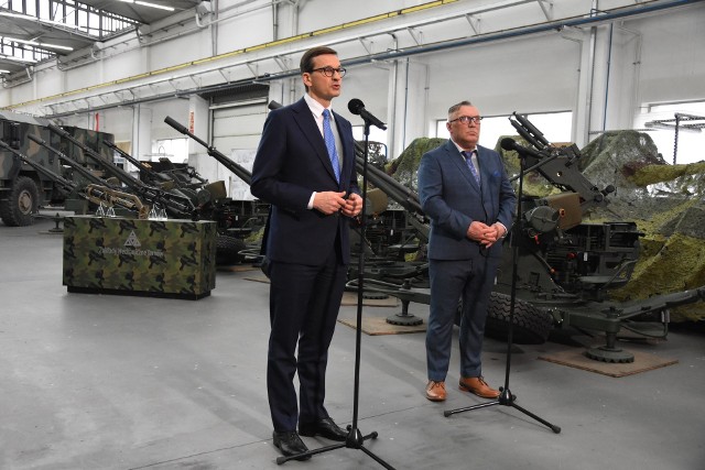 Premier Morawiecki zapowiedział w Tarnowie, że broń produkowana w Mechanicznych trafi na Ukrainę