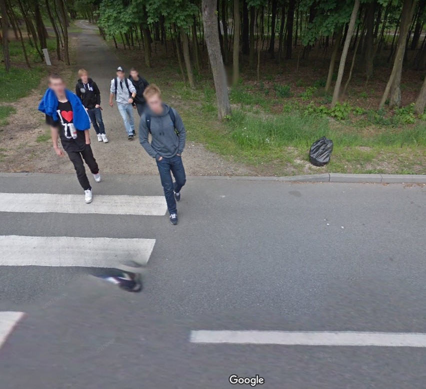 przyłapani przez kamerę Google Street View na ulicach Solca...
