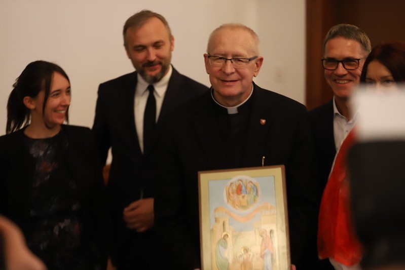 Kraków. Ksiądz prof. Jan Machniak z Nagrodą im. Jerzego Ciesielskiego