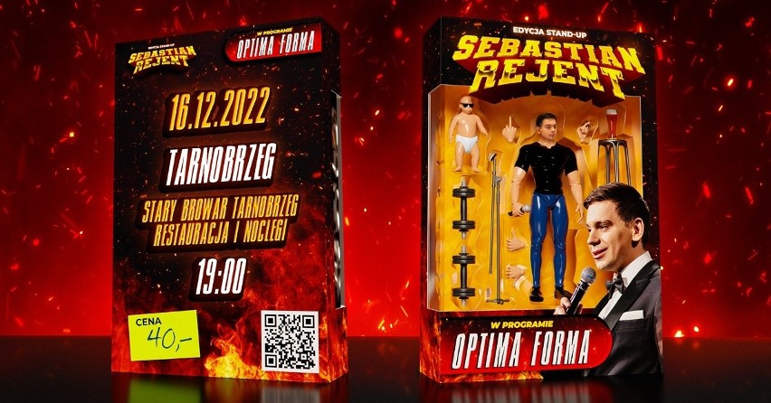 Stand-up: Sebastian Rejent - Optima Forma w Tarnobrzegu już 16 grudnia w restauracji Stary Browar