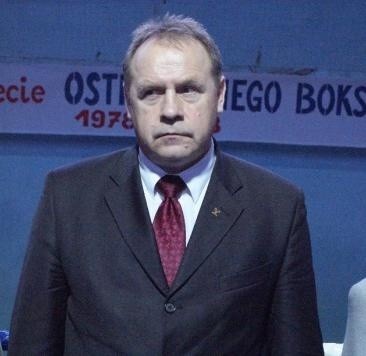 Prezes Polskiego Związku Bokserskiego Jerzy Rybicki.