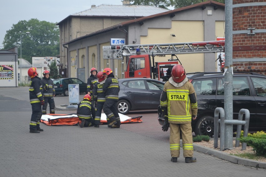 Samobójca na kominie w Rybniku. Negocjator na miejscu