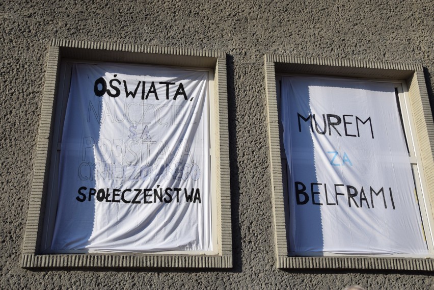 W Chorzowie trwa strajk pracowników oświaty