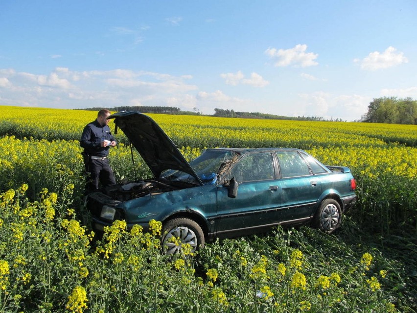 Wypadek w miejscowości Sińce, powiat białogardzki. Kierowca...