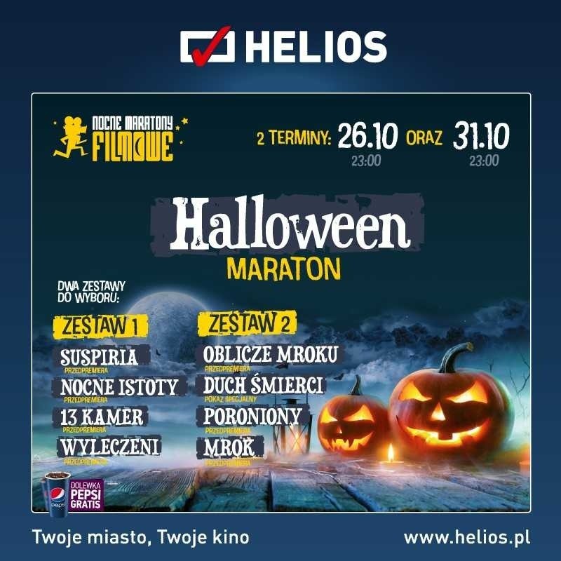 Bydgoski "Helios" zaprasza na Maraton Halloween. I to aż w dwóch terminach!