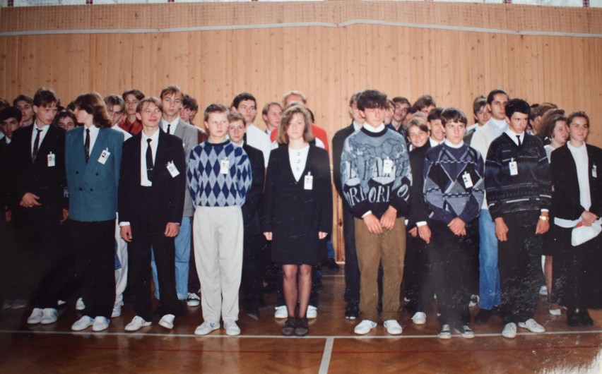 Klasa 1a - Liceum Samochodowe, rozpoczęcie roku szkolnego 1993/1994