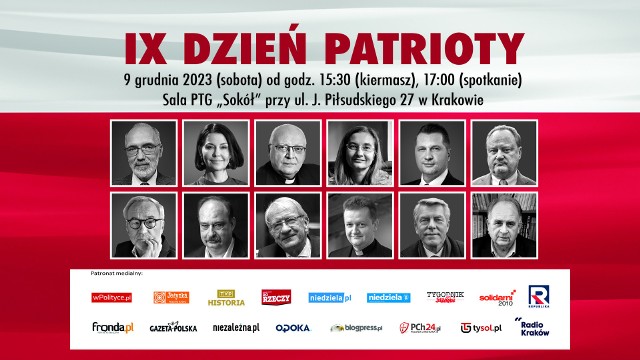 Organizowany przez wydawnictwo Biały Kruk dziewiąty już z kolei Dzień Patrioty jest wydarzeniem, które na stałe wpisało się w pejzaż polskiej kultury