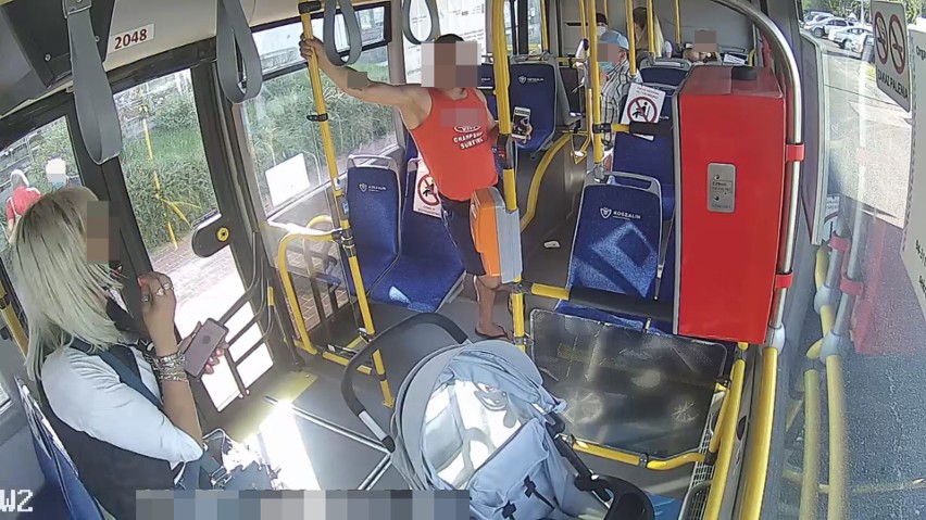 Awantura w autobusie MZK w Koszalinie. Pasażer dusił...