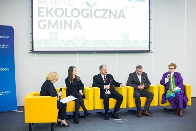 Przy okazji konkursu Ekologiczna Gmina odbyła się debata z udziałem Jolanty Ratajczak, prezes Zarządu WFOŚiGW w Poznaniu i przedstawicieli gmin - laureatów