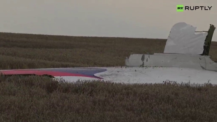 Szczątki malezyjskiego samolotu, który rozbił się w obwodzie...