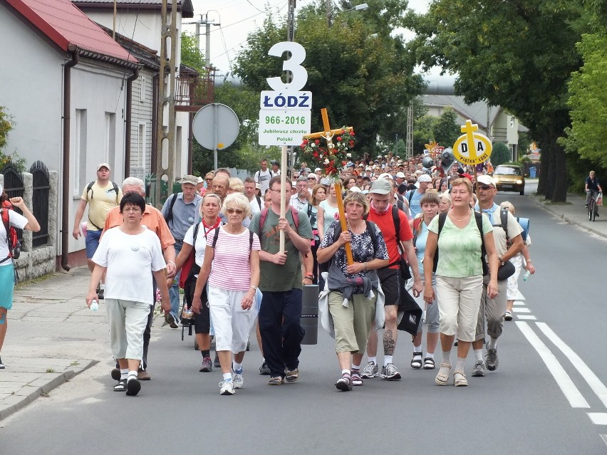 88. Piesza Pielgrzymka Łódzka w drodze na Jasną Górę