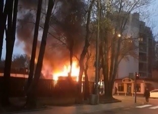 Pożar food trucka przy ul. Wrocławskiej