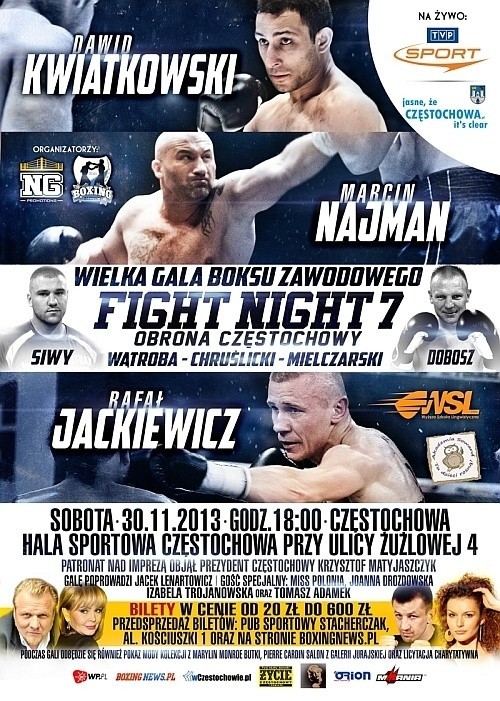 Gala boksu Fight Night 7 w Częstochowie [ZDJĘCIA Z WAŻENIA] Gala boksu w Częstochowie