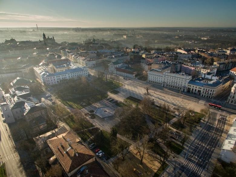 Tak wyglądał plac Litewski przed rozpoczętym pięć lat temu...