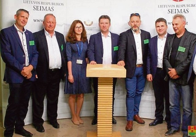 Jednym z miejsc odwiedzonych przez delegację gminy Kolno była siedziba Sejmu Republiki Litewskiej