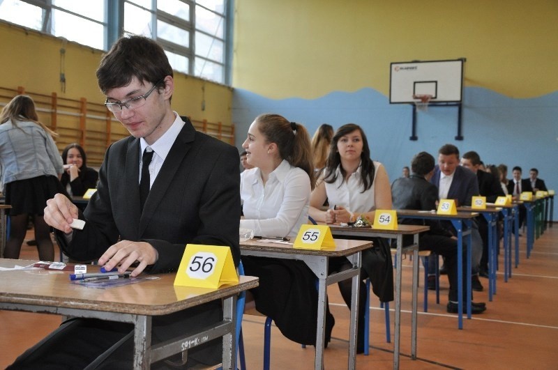 Tak wyglądał egzamin w gimnazjum nr 1 w Oleśnie. W drugim...