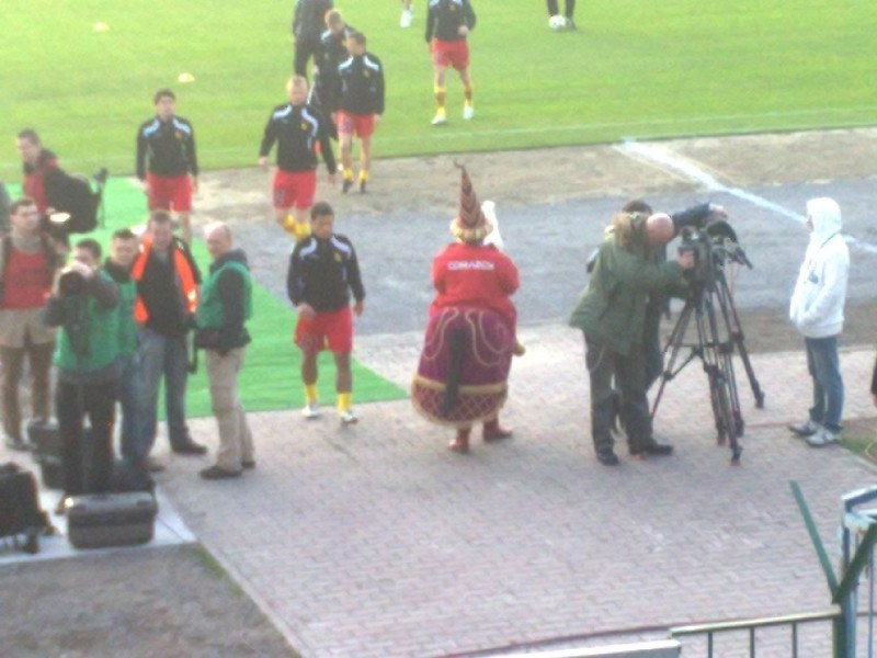 Piłkarze Jagiellonii przed meczem