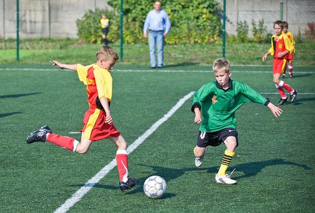 Turniej piłkarski w Bobolicach - rozgrywka