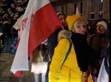 Protest w Białymstoku w obronie Kamińskiego i Wąsika