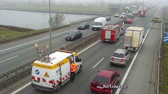 Wypadek na A4. Na obwodnicy Krakowa utworzył się wielki korek