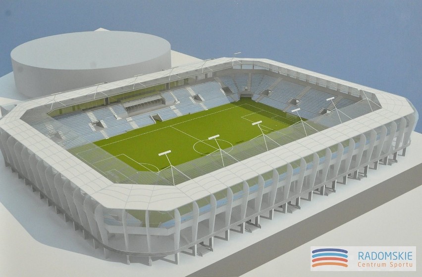 Nowy stadion Radomiaka, wraz z halą sportową miał być gotowy...