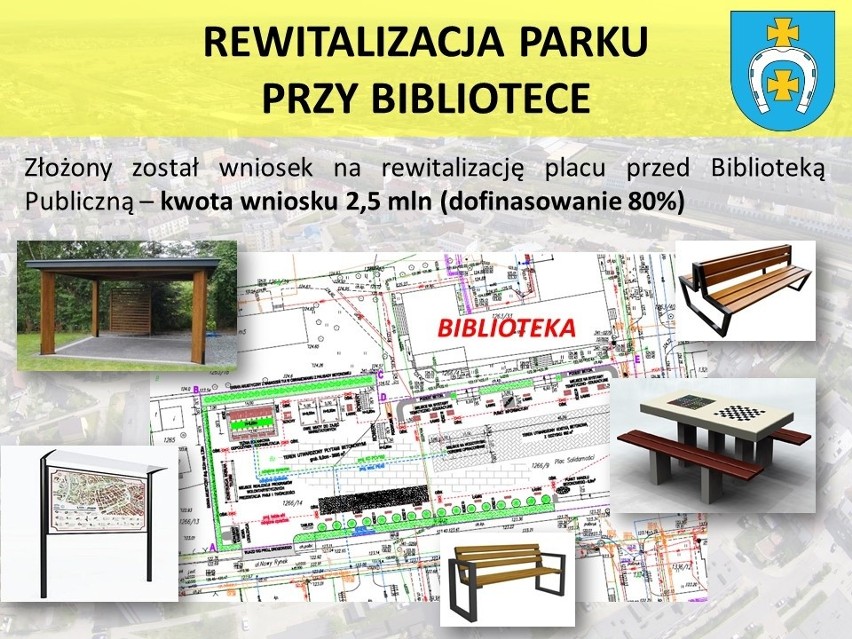 Łapy. Plac przed biblioteką będzie odnowiony. Powstanie tężnia solankowa