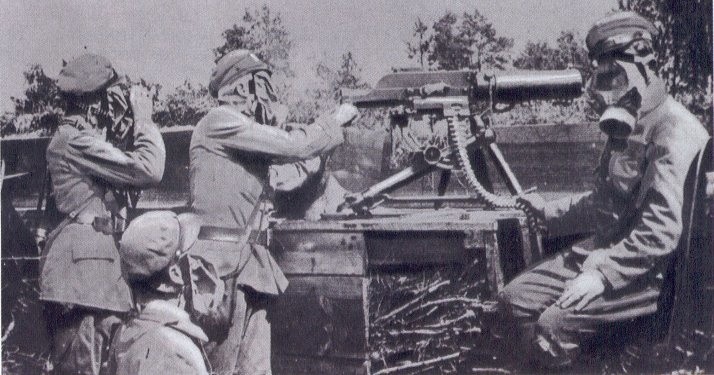 Żołnierze II Brygady podczas walk na Wołyniu