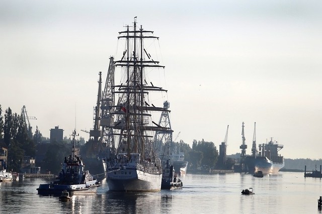 The Tall Ships Races 2013 Szczecin. Dar Młodzieży w szczecińskim porcie.