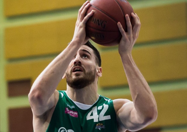 Nemanja Djurisić ze Stelmetu BC Zielona Góra w półfinale zapisał na swoim koncie 8 punktów i 7 zbiórek.