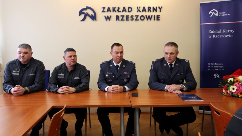 Mjr Konrad Łożański nowym dyrektorem Zakładu Karnego w Rzeszowie [ZDJĘCIA]