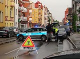 Wypadek w Lęborku. Kobietę do szpitala zabrał śmigłowiec