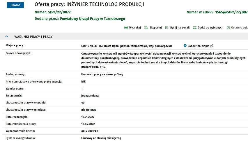 Praca w Tarnobrzegu i okolicy. Szukasz zatrudnienia? Oto najnowsze oferty pracy. Sprawdź!