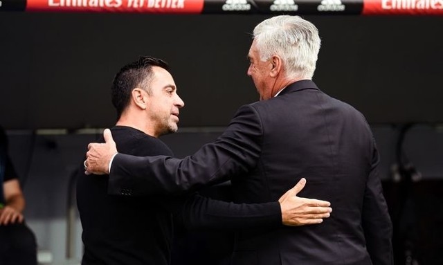 Xavi Hernandez i Carlo Ancelotti
