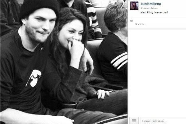 Mila Kunis i Ashton Kutcher (fot. Instagram.com)