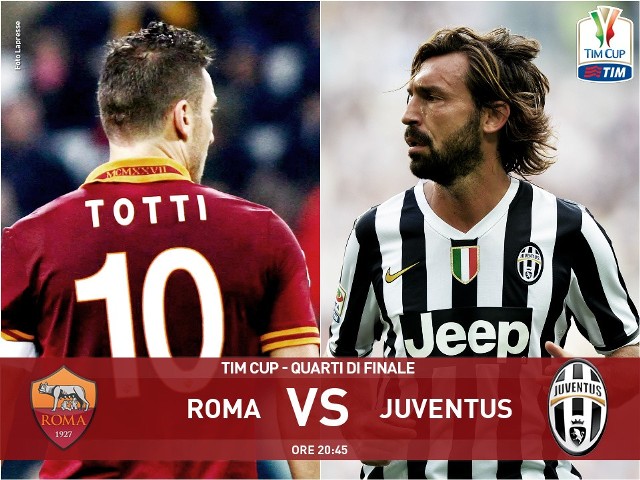 Ćwierćfinał Coppa Italia: Roma - Juventus