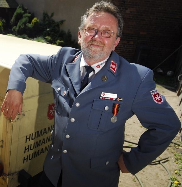 Bernhard Serwuschok, kawaler maltański - laureat Diamentowej Spinki 2009.