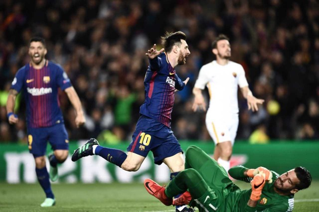 Lionel Messi nie zawsze pomagał Barcelonie w fazie pucharowej LM