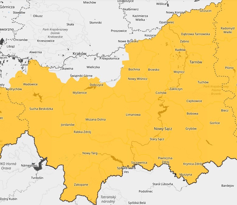 Instytut Meteorologii i Gospodarki Wodnej wydał ostrzeżenie...