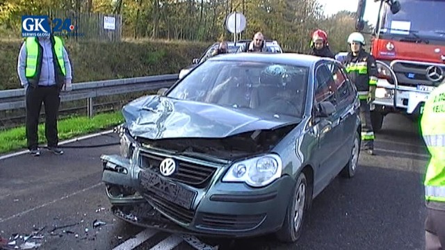 Wypadek na drodze krajowej nr 11 koło Kołobrzegu.