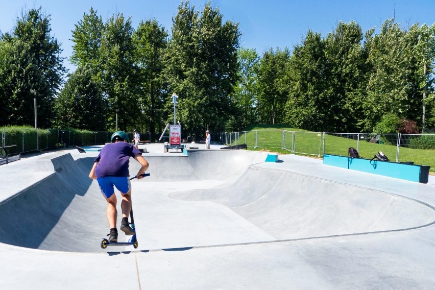 Budowa samego skateparku zakończyła się, ale jeszcze musi...