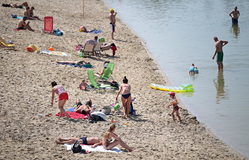 Wróciła dobra pogoda, do Kryspinowa zjechali znów plażowicze