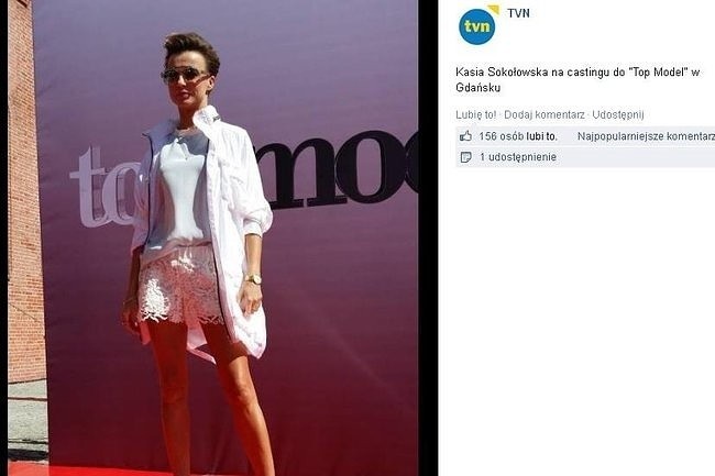 Katarzyna Sokołowska na castingu do 4. edycji "Top model"...