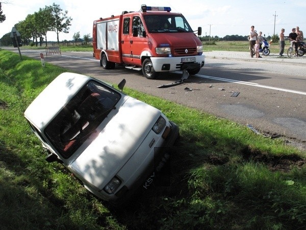 Wypadek w Pielgrzymce...