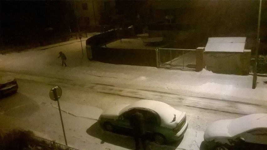 Śnieg w Szczecinie. Opóźnienia autobusów, ślisko na drogach