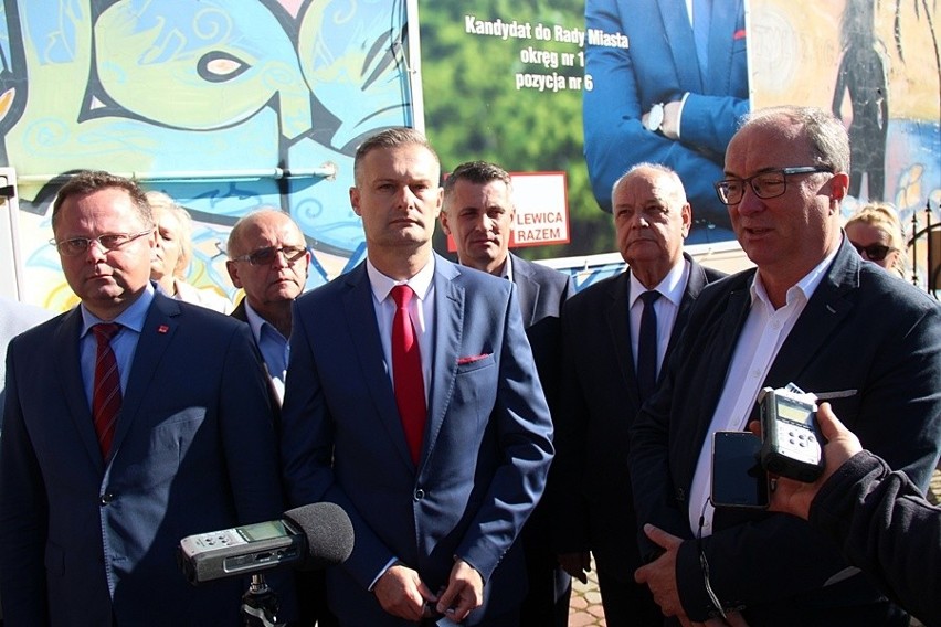 Włodzimierz Czarzasty, szef SLD w Skarżysku-Kamiennej. Poparł kandydatów lewicy w wyborach samorządowych