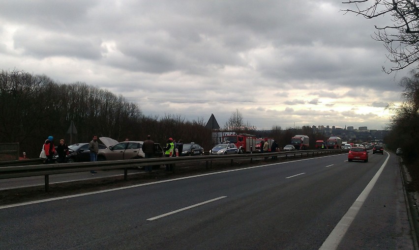 Wypadek w Będzinie na trasie Dk 86